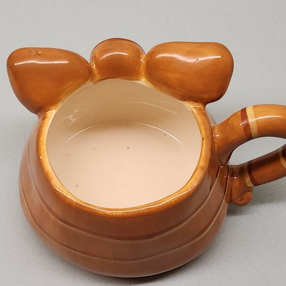 Russ Berrie Douglas Orange Cat - Ceramic Figural Coffee Mug - Picture 4 of 6